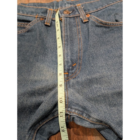 Vintage Levis 505 Jeans Mens 31x33 Made USA Zip Fly Straight Denim 90s Pants - Picture 10 of 16